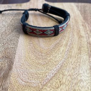Aztec patterned bracelet